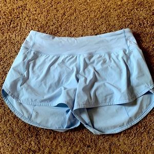 Light Blue Lululemon Shorts